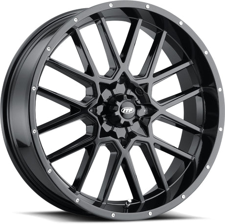 Photo of HURRICANE BLACK 18X6.5 4/137 4 + 2.5 (+10MM) by ITP - Premium Wheels for UTVs / Side by Sides