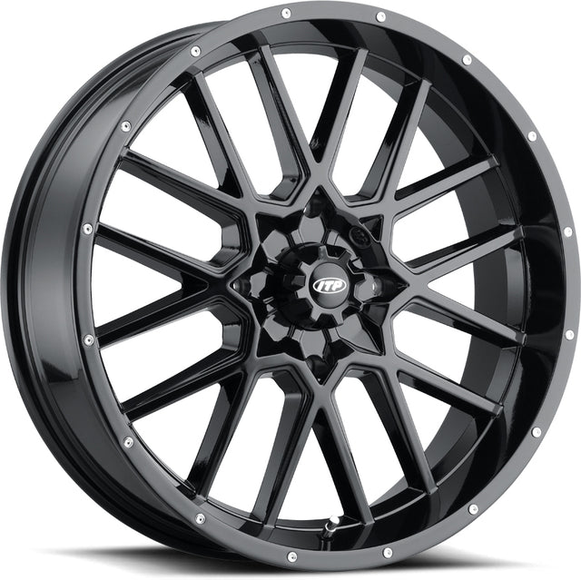 Photo of ITP HURRICANE BLACK 18X6.5 4/137 4 + 2.5 (+10MM) by ITP - Premium Wheels for UTVs / Side by Sides