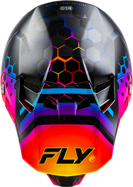 Photo of FORMULA CC TEKTONIC HELMET BLACK/SUNSET MD by FLY RACING - Premium Helmets for UTVs / Side by Sides