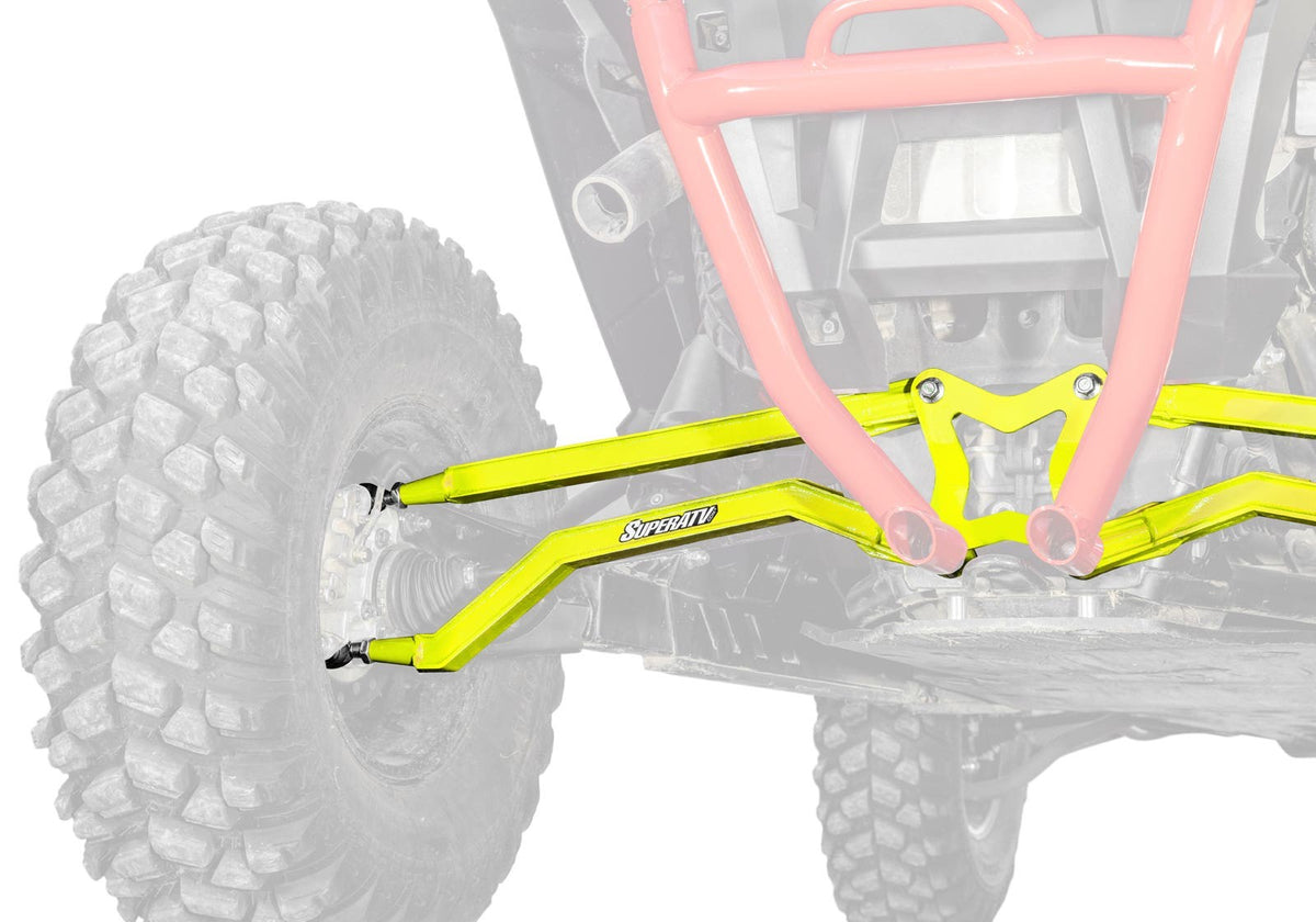 Polaris RZR 1000 High Clearance Boxed Radius Arms - Lime Squeeze