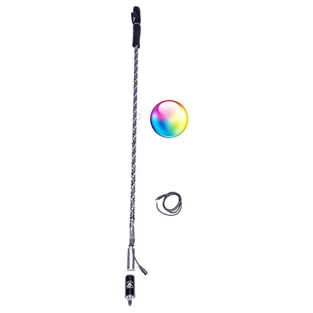Photo of LED Whip w/ Bluetooth by 5150 Whips - Premium LED Light Whips & Rock Lights for UTVs / Side by Sides
