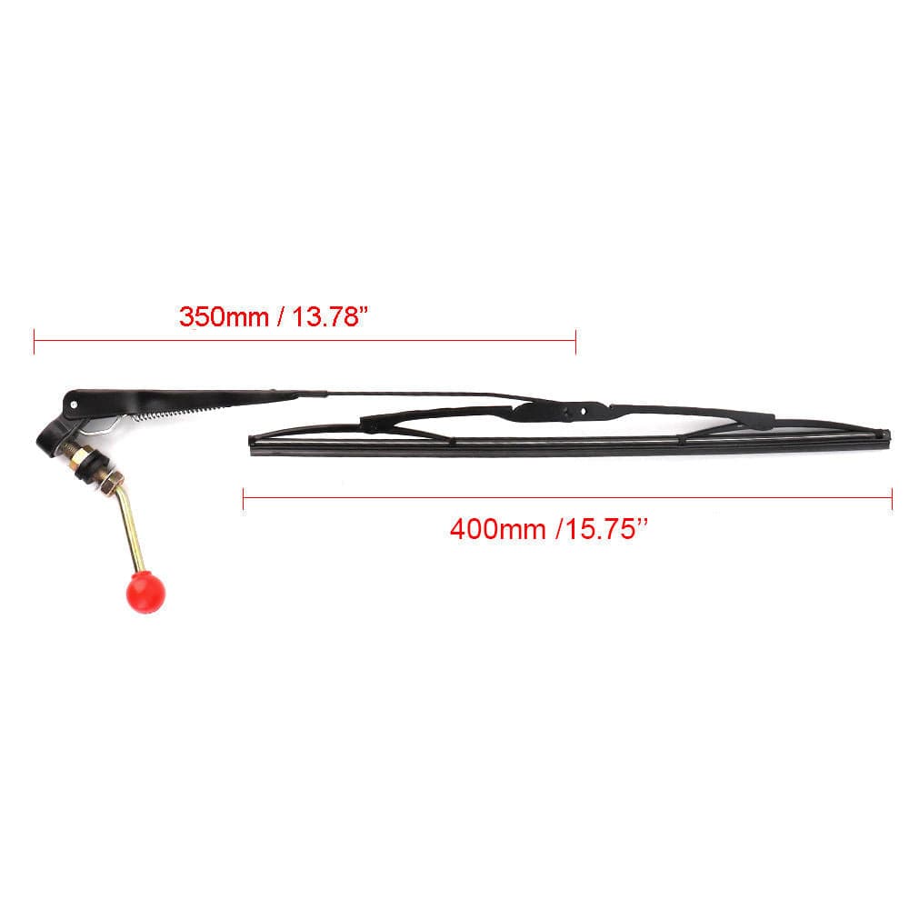 Photo of UTV Manual Hand Operated Windshield Wiper by Kemimoto - Premium for UTVs / Side by Sides