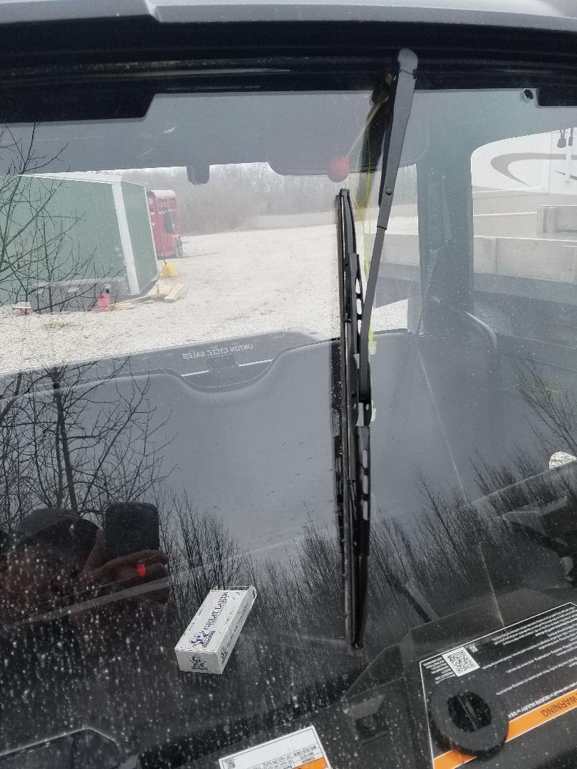 Photo of UTV Manual Hand Operated Windshield Wiper by Kemimoto - Premium for UTVs / Side by Sides