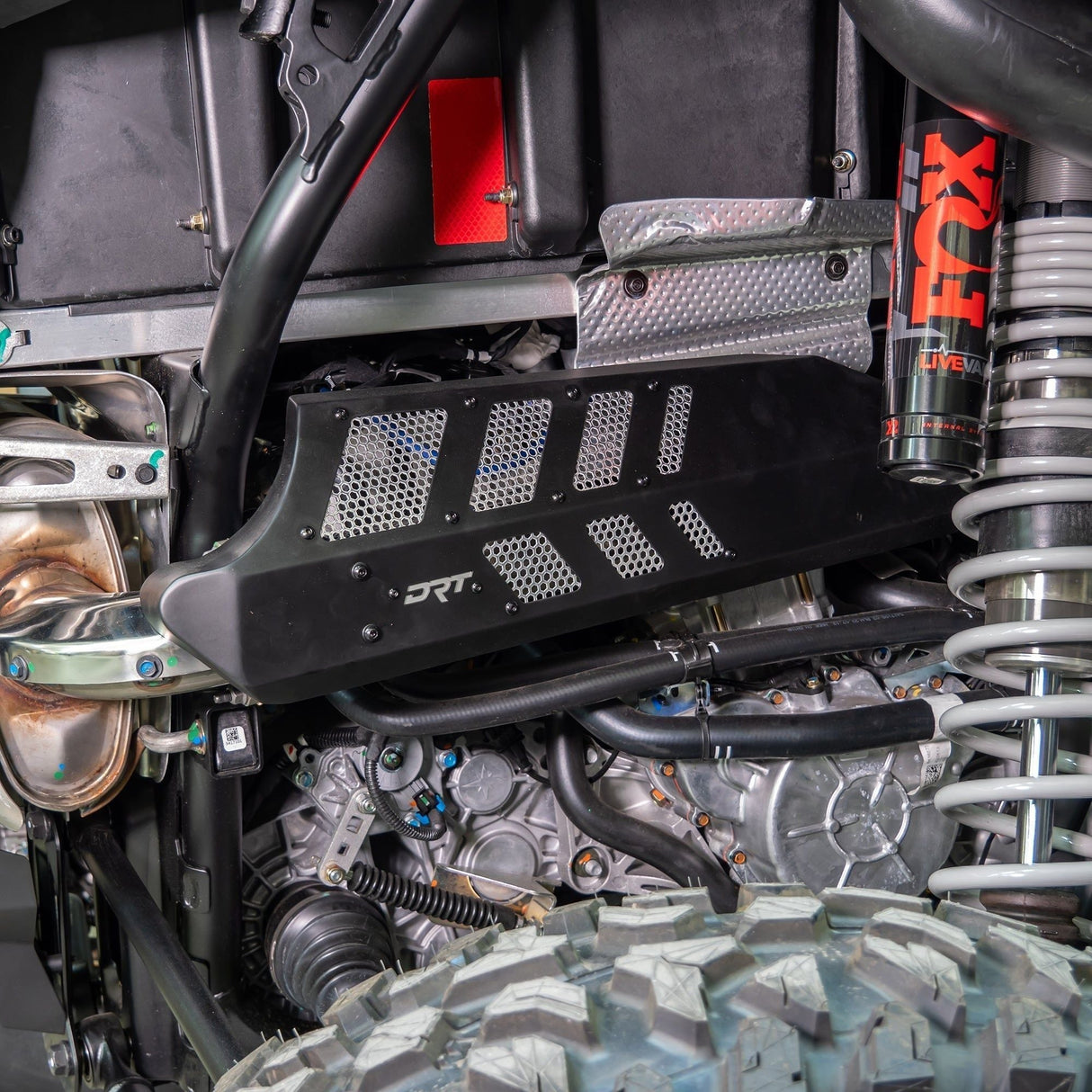 Polaris RZR Pro XP / Turbo R Aluminum Headpipe Shield
