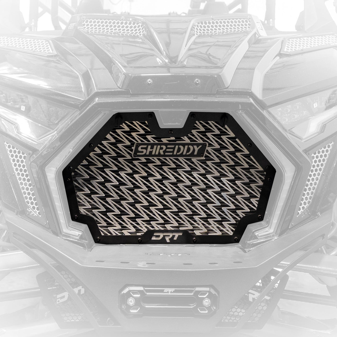 DRT x Shreddy Aluminum Front Grill for Polaris 2025+ RZR Pro XP/Pro S /Pro R by DRT Motorsports - product image 2