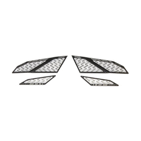 DRT x Shreddy Complete Intake Vent set for Polaris Pro Series by DRT Motorsports