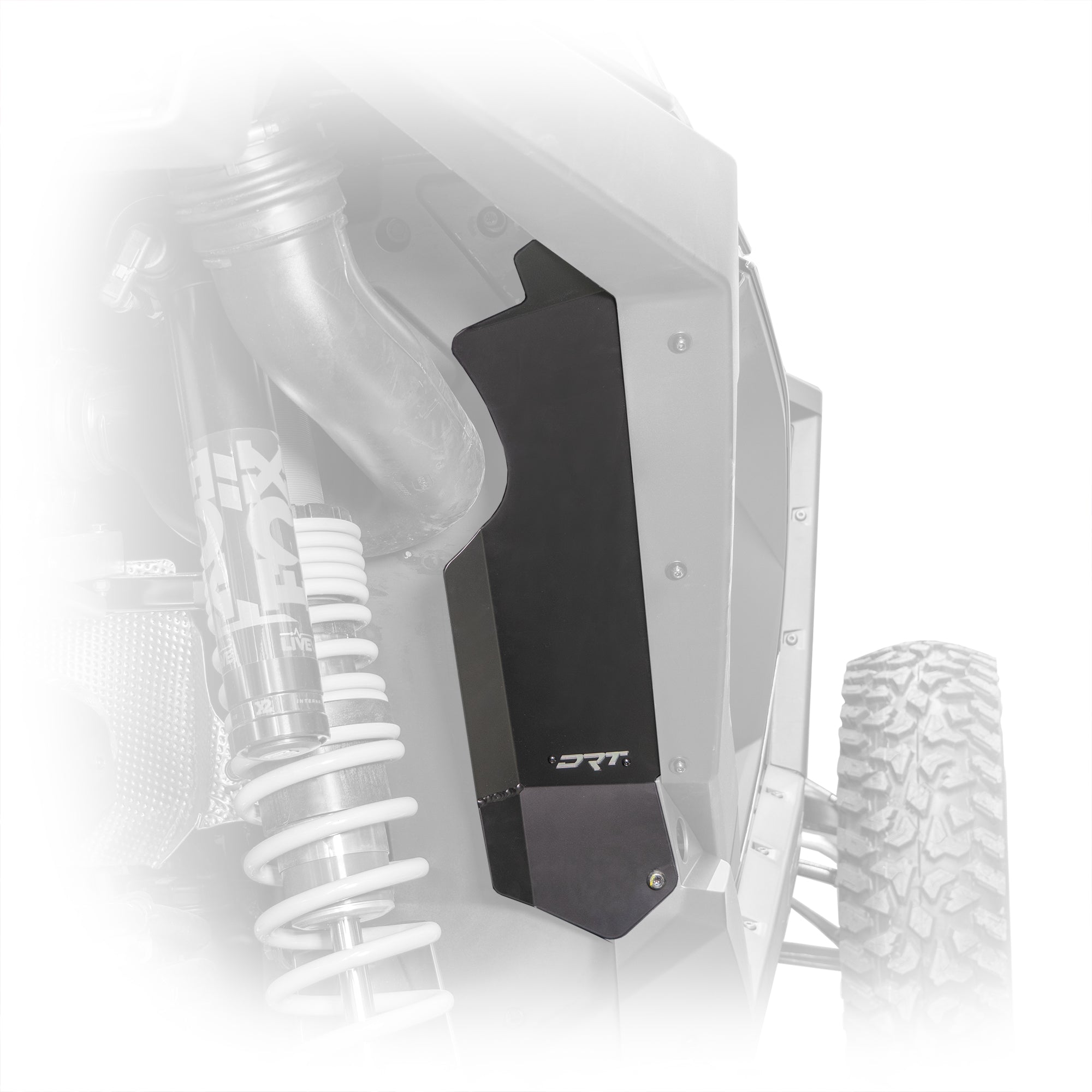 DRT RZR Pro XP / Turbo R Aluminum Rear Inner Fender Guards - Mud & Grime Protection (2022-2024)