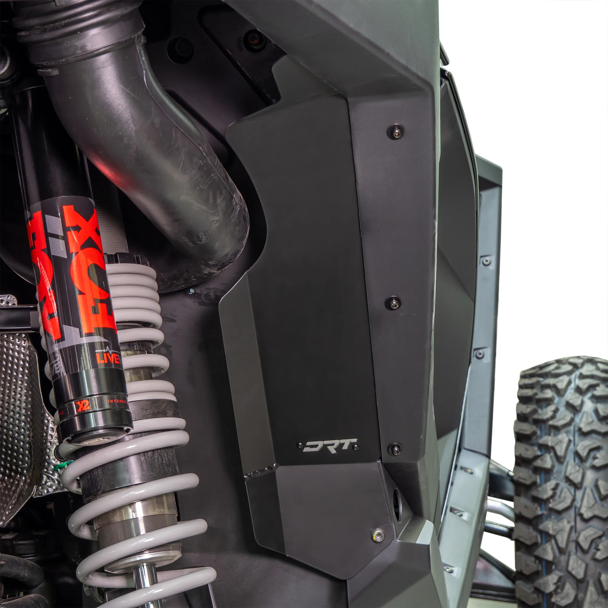 DRT RZR Pro XP / Turbo R 2022+ Aluminum Rear Inner Fender Guards