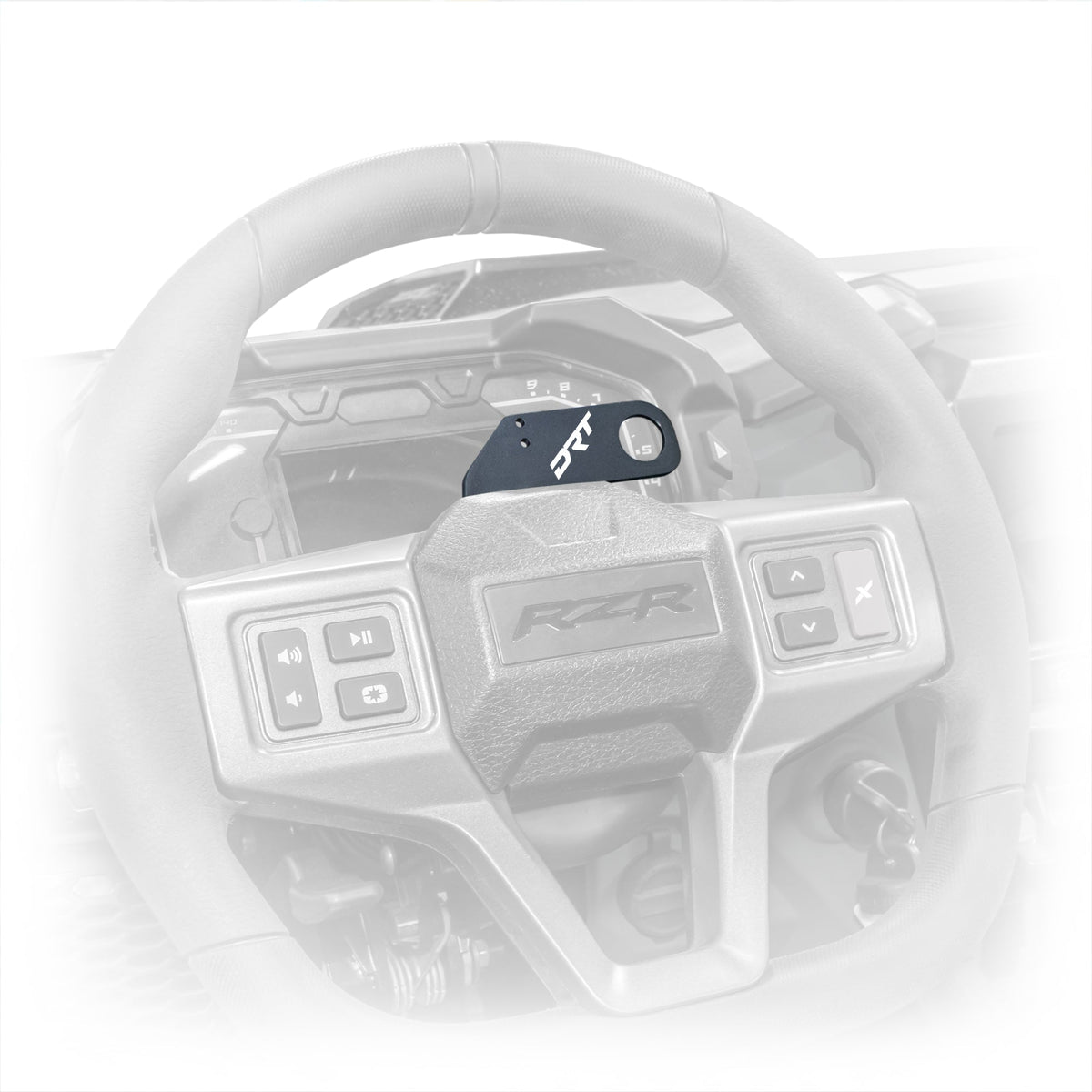 Steering Wheel Single Push-To-Talk Plate for Polaris RZR 2020+
