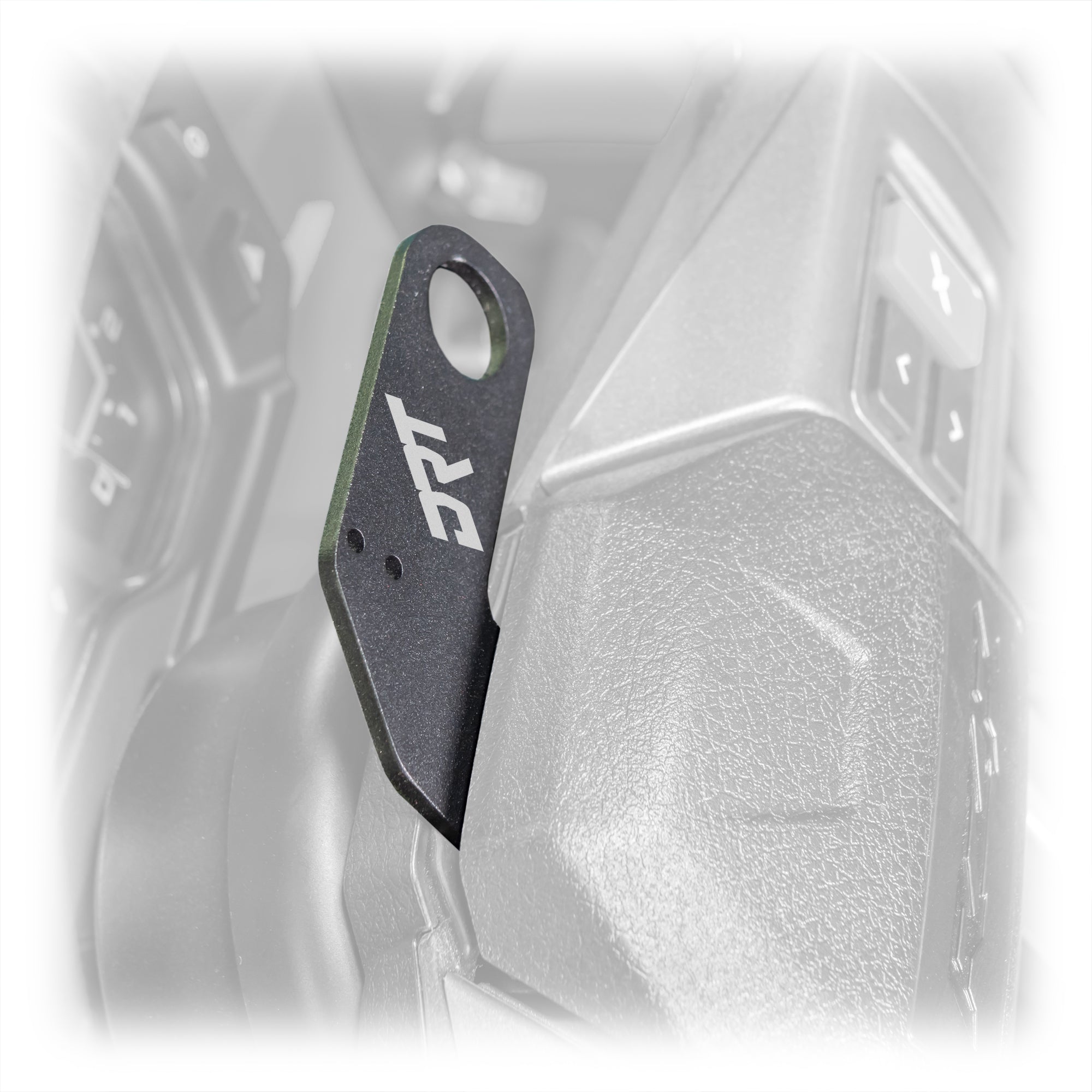 Photo of DRT Polaris RZR 2020+ Steering Wheel Single Push-To-Talk Plate by DRT Motorsports - Premium for UTVs / Side by Sides