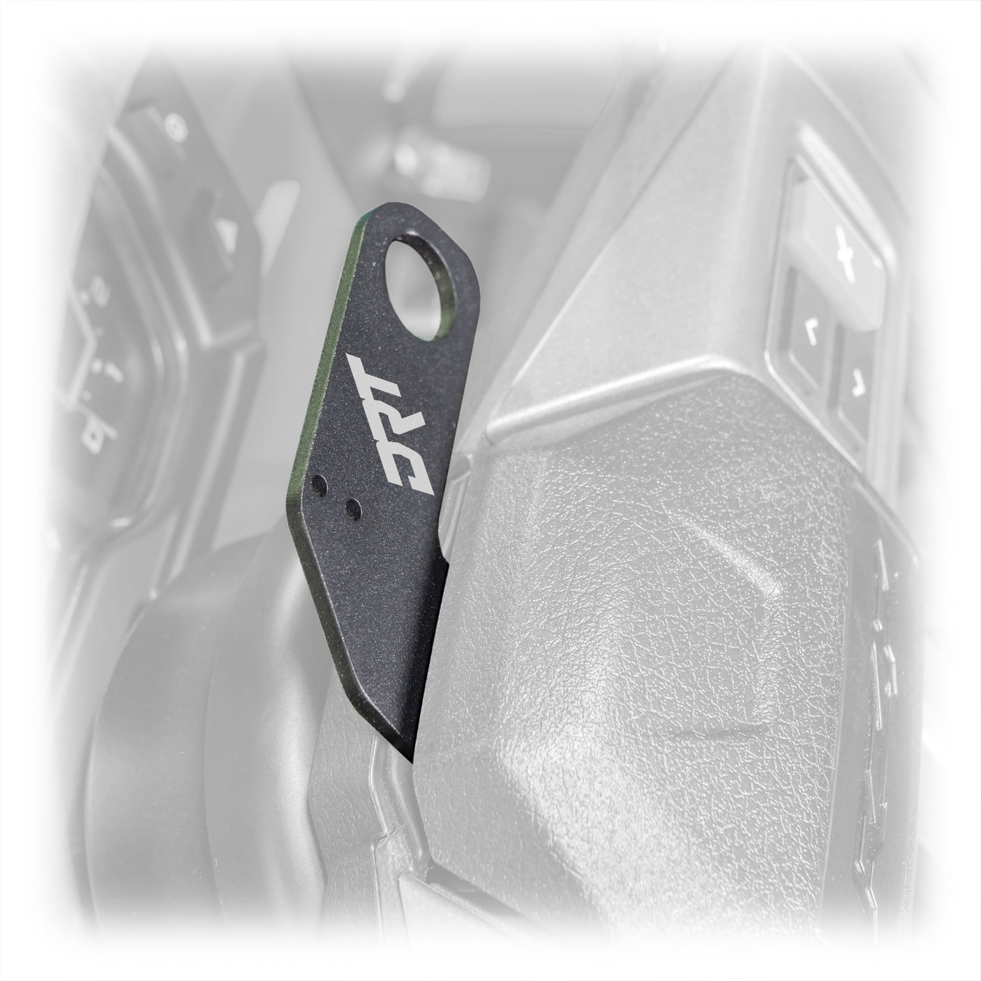 Steering Wheel Single Push-To-Talk Plate for Polaris RZR 2020+