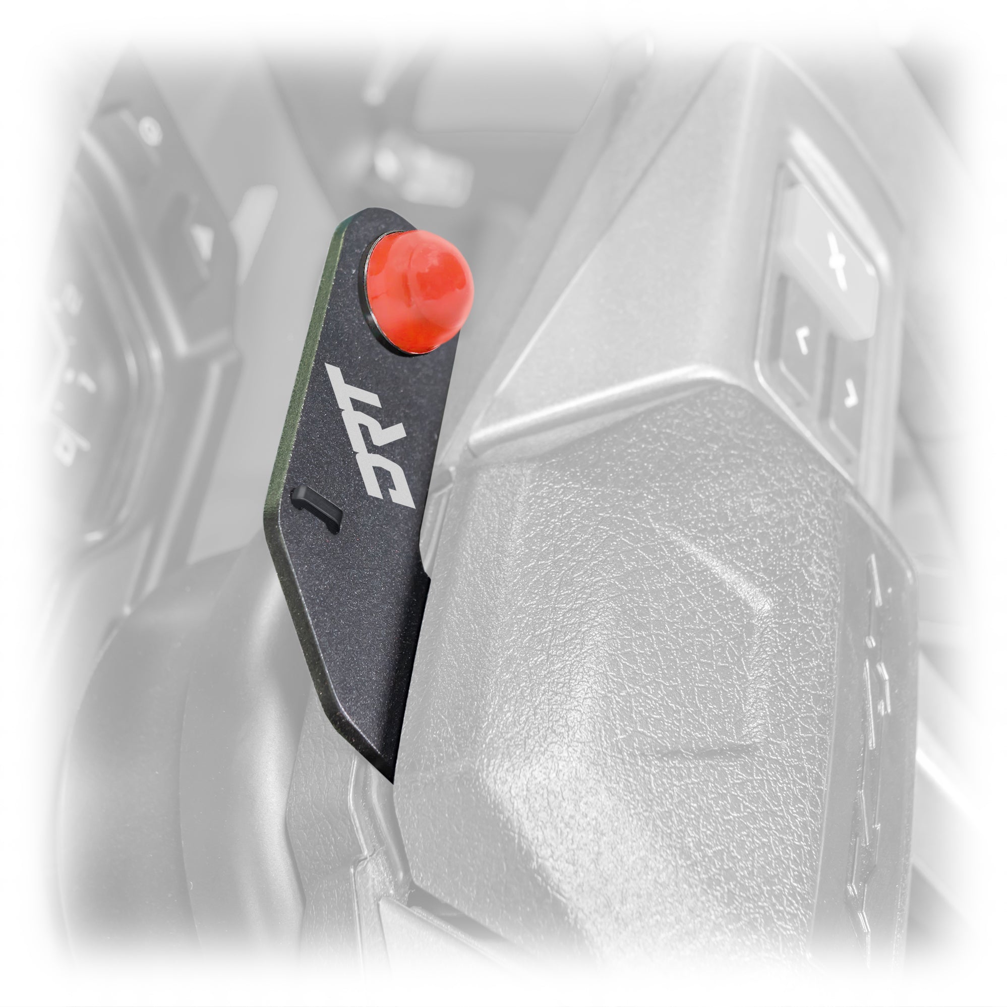 Photo of DRT Polaris RZR 2020+ Steering Wheel Single Push-To-Talk Plate by DRT Motorsports - Premium for UTVs / Side by Sides