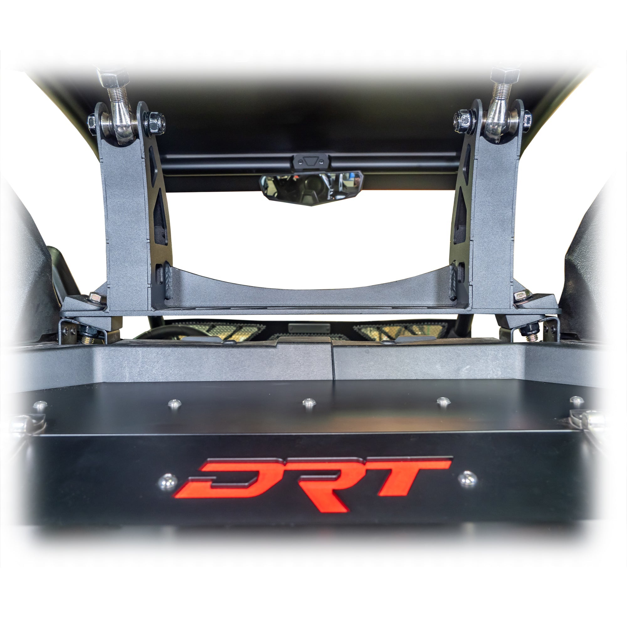 DRT Polaris RZR Pro Series Tire Carrier/Adventure Rack V2.0 - Holds Up to 35" Tire + Multiple Tie-Down Points (2020+)