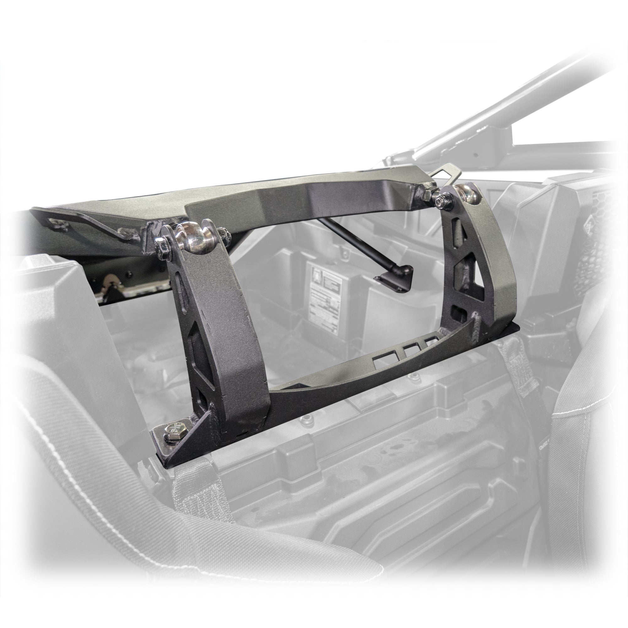 DRT Polaris RZR Pro Series Tire Carrier/Adventure Rack V2.0 - Holds Up to 35" Tire + Multiple Tie-Down Points (2020+)