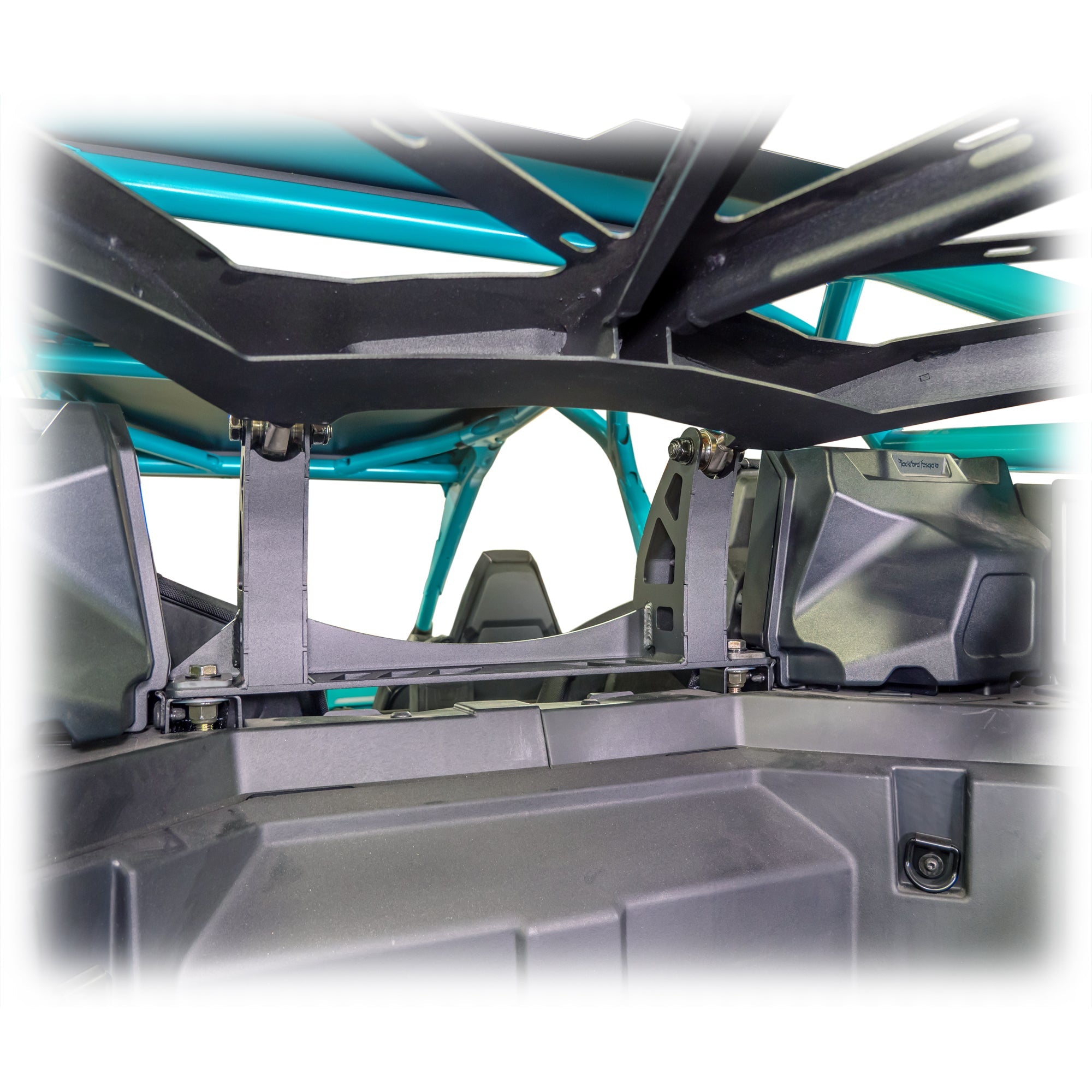 DRT Polaris RZR Pro Series Tire Carrier/Adventure Rack V2.0 - Holds Up to 35" Tire + Multiple Tie-Down Points (2020+)