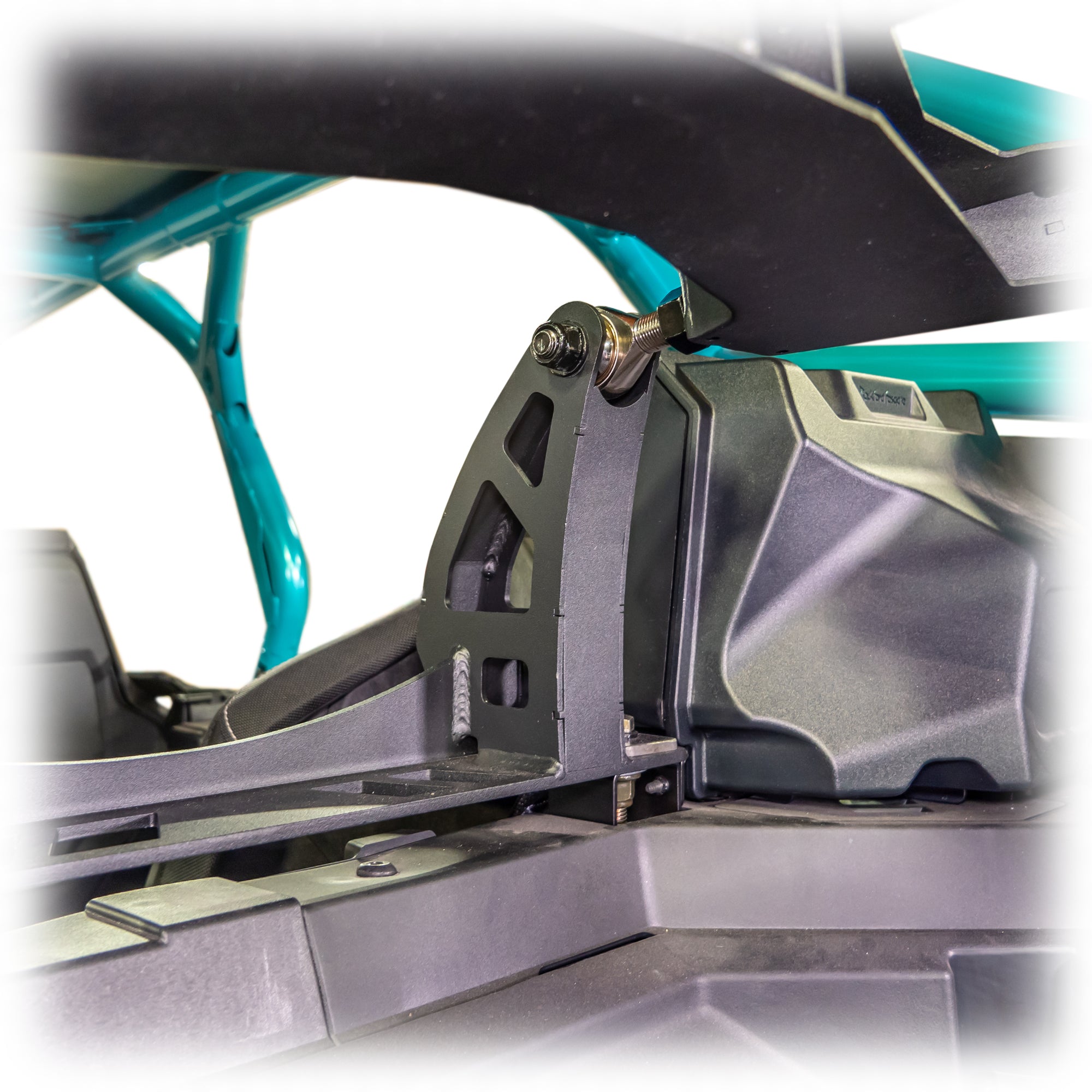 DRT Polaris RZR Pro Series Tire Carrier/Adventure Rack V2.0 - Holds Up to 35" Tire + Multiple Tie-Down Points (2020+)