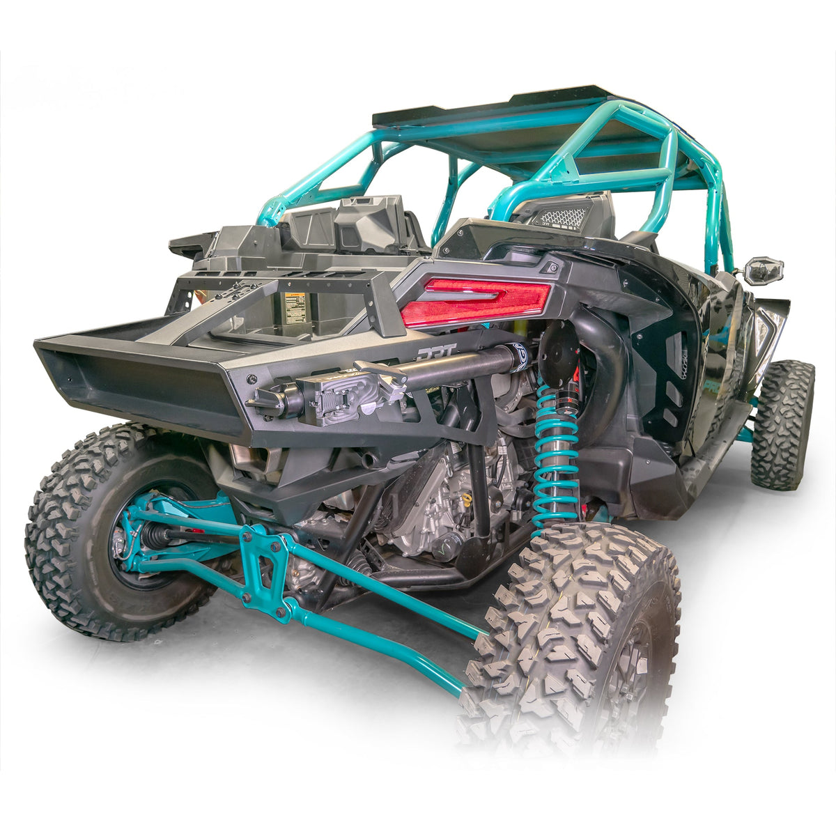 Fixed Tire Carrier AGM Electric Jack Holder Kit for Polaris Pro R Desert Runner by DRT Motorsports - product image 8