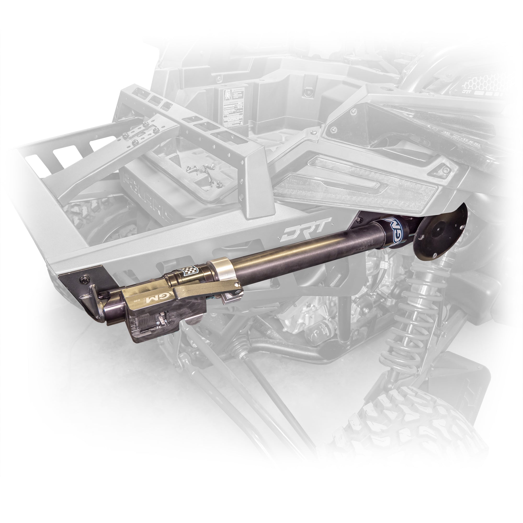 DRT Polaris Pro R Desert Runner Fixed Tire Carrier Jack Holder Kit