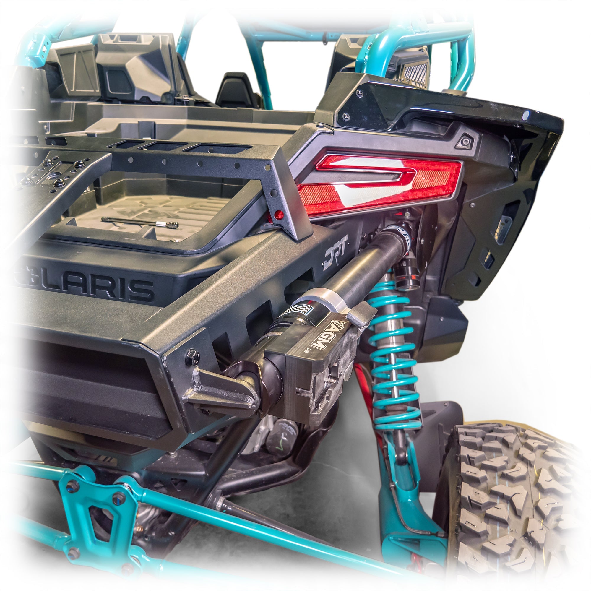 DRT Polaris Pro R Desert Runner Fixed Tire Carrier Jack Holder Kit