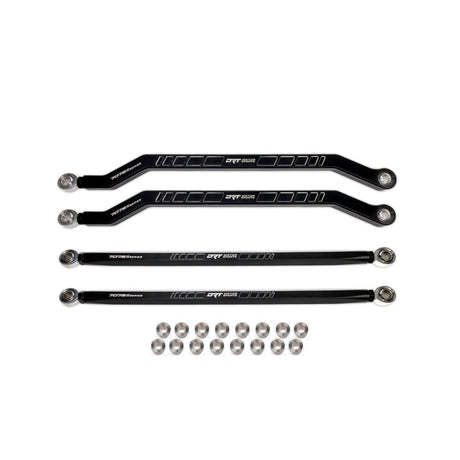 Billet Aluminum Race Series 7075 XD High Clearance Radius Rod Set For Polaris Pro R / Pro S / Turbo R by DRT Motorsports