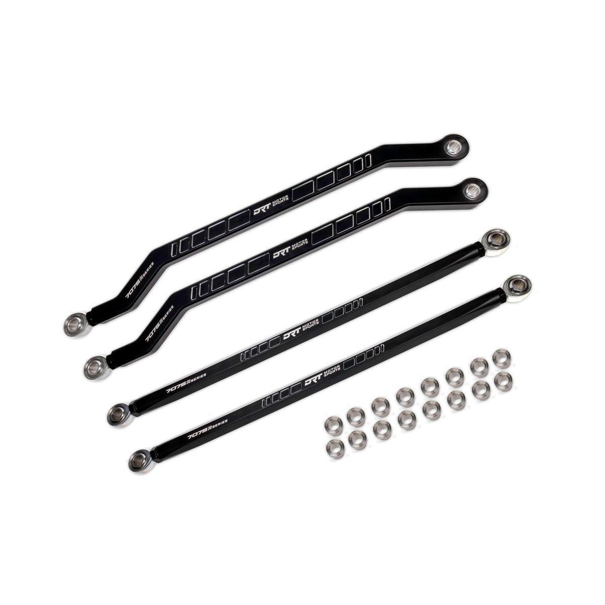 Billet Aluminum Race Series 7075 XD High Clearance Radius Rod Set For Polaris Pro R / Pro S / Turbo R by DRT Motorsports - product image 2