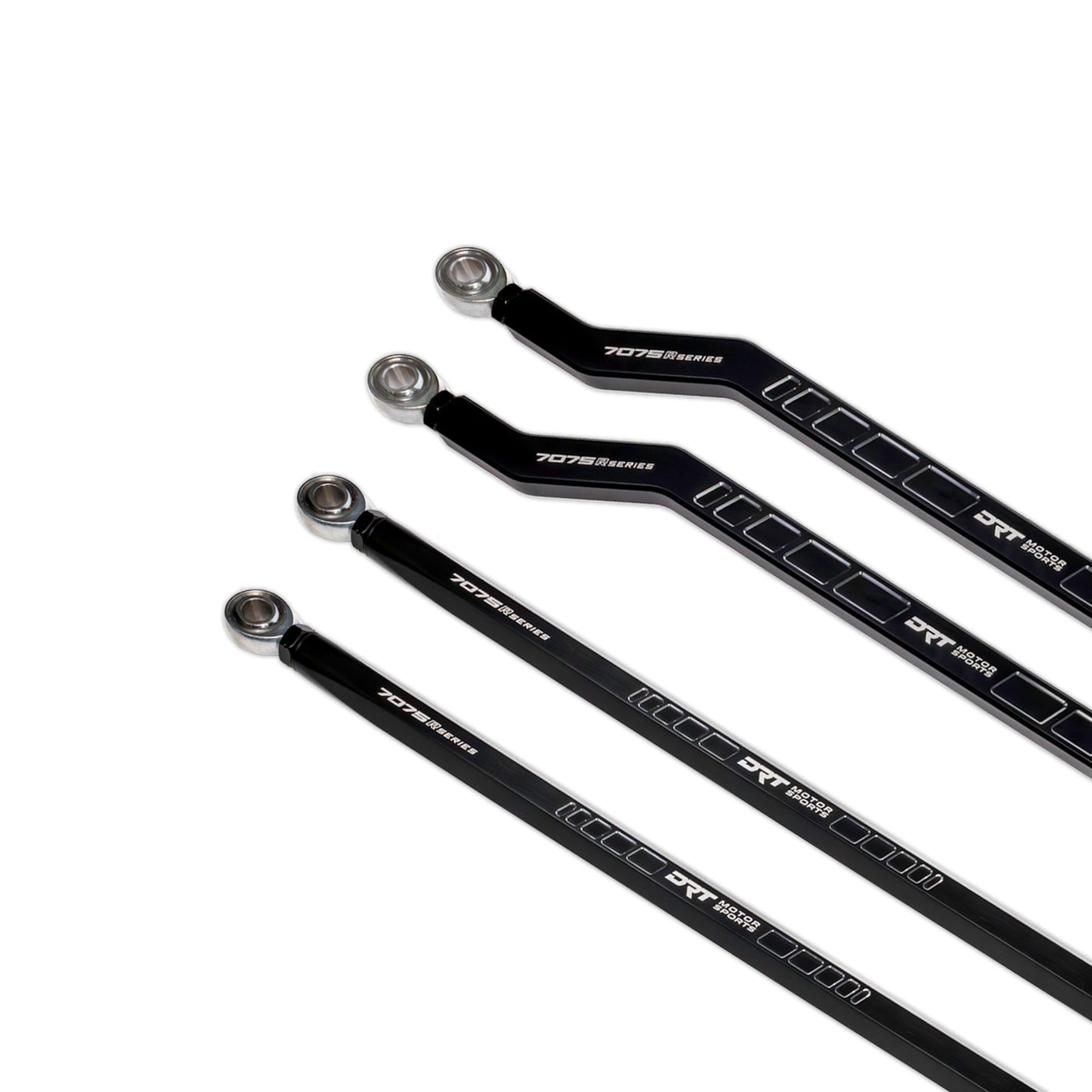 Billet Aluminum Race Series 7075 XD High Clearance Radius Rod Set For Polaris Pro R / Pro S / Turbo R