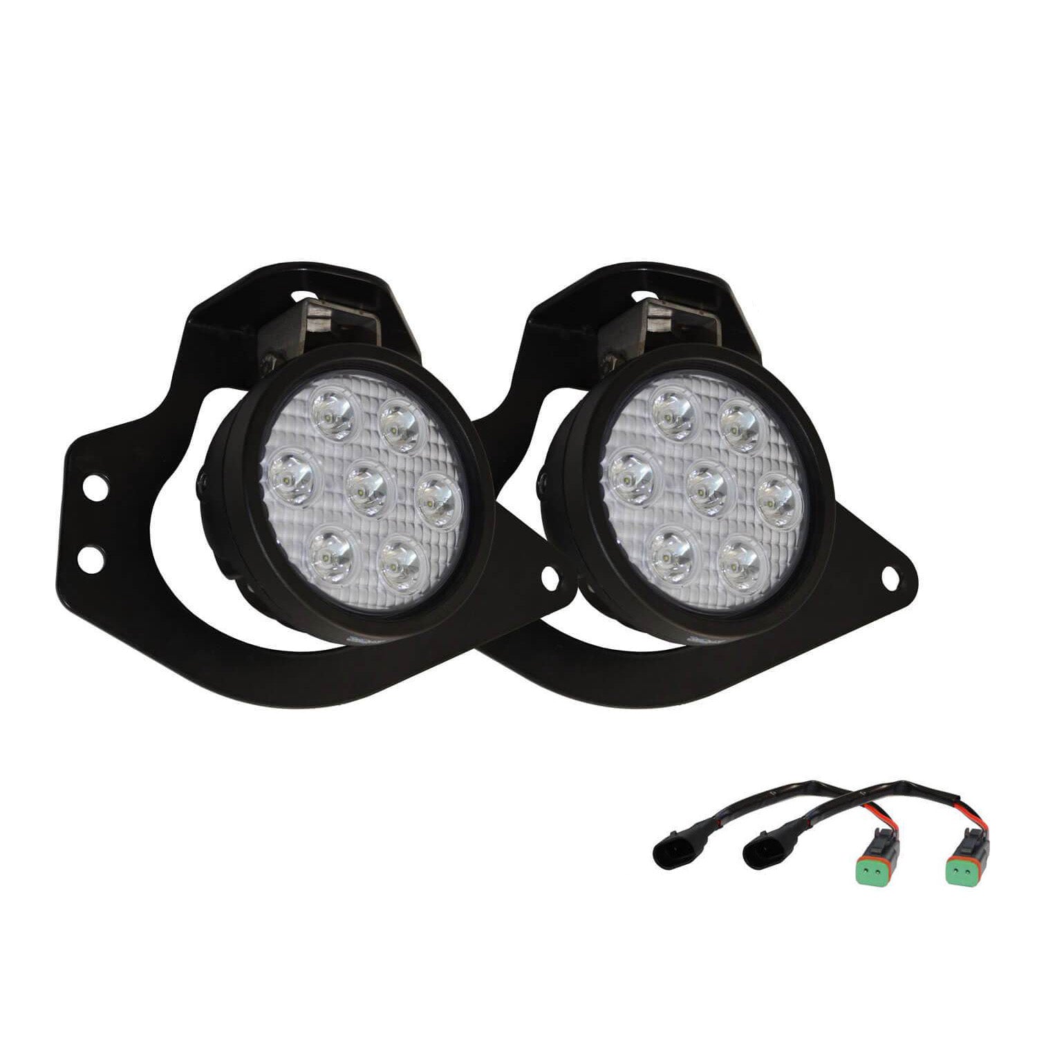 Photo of 2002-2010 Dodge Ram 2500/3500 Fog Light Kit (with XIL-UMX4010 Lights) by Vision X Off-Road - Premium Vehicle Specific Kit for UTVs / Side by Sides