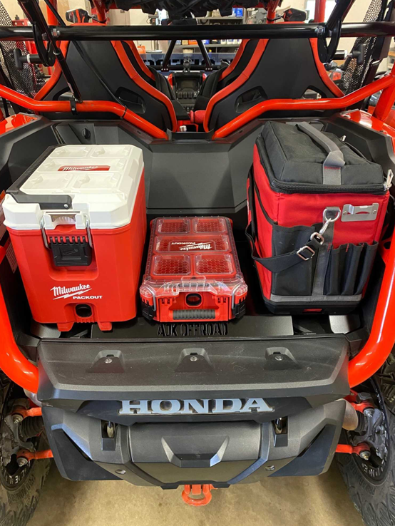 Photo of Honda Talon Milwaukee Packout Mount 1.5 by AJK Offroad - Premium for UTVs / Side by Sides