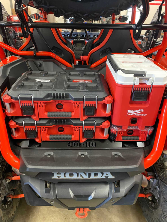 Photo of Honda Talon Milwaukee Packout Mount 1.5 by AJK Offroad - Premium for UTVs / Side by Sides