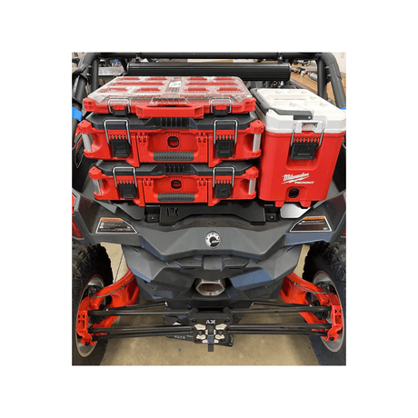 Photo of Can-Am X3 Milwaukee Packout Mount 1.5 by AJK Offroad - Premium for UTVs / Side by Sides