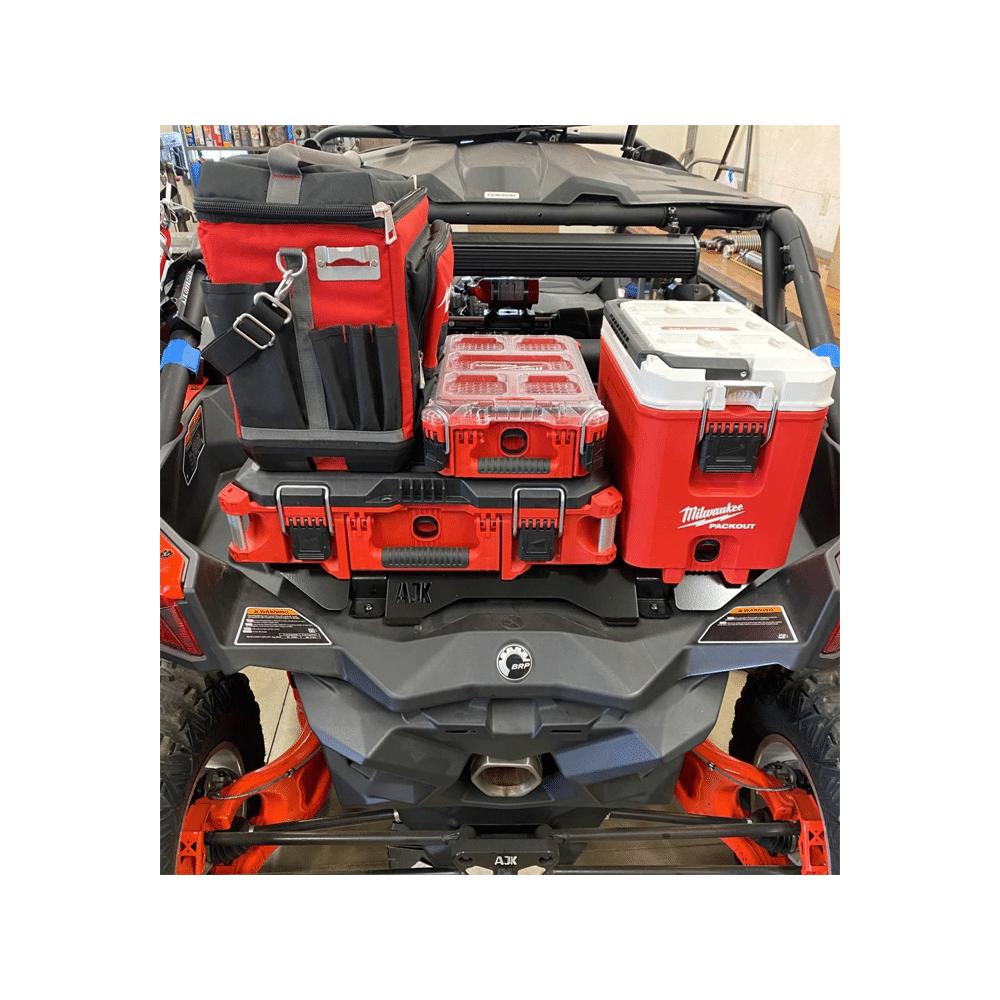 Photo of Can-Am X3 Milwaukee Packout Mount 1.5 by AJK Offroad - Premium for UTVs / Side by Sides