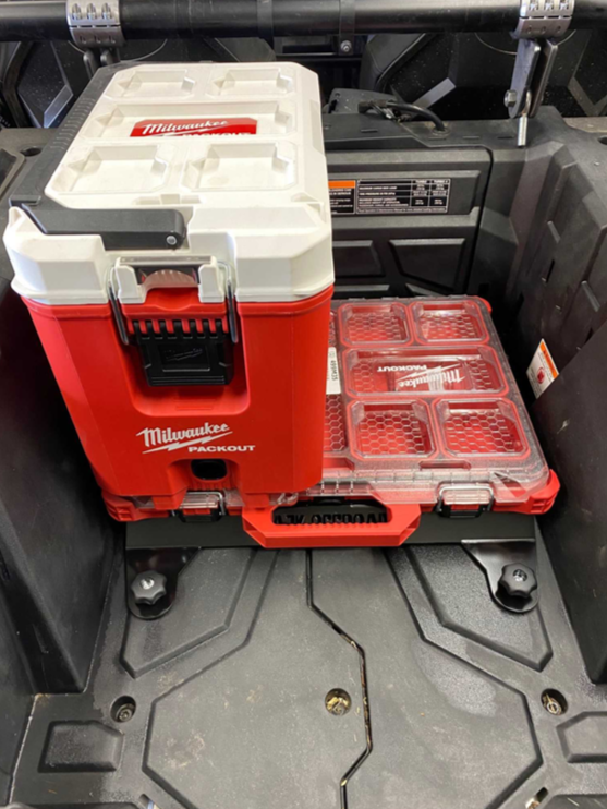 Photo of POLARIS RZR Packout Mount Short by AJK Offroad - Premium for UTVs / Side by Sides