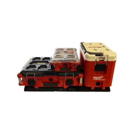 Photo of Universal Milwaukee Packout Mount 1.5 by AJK Offroad - Premium for UTVs / Side by Sides