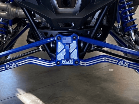 Photo of Polaris Pro R / Turbo R Billet Radius Rod Plate / Pull Plate by AJK Offroad - Premium for UTVs / Side by Sides