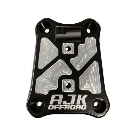 Photo of Polaris Pro R / Turbo R Billet Radius Rod Plate / Pull Plate by AJK Offroad - Premium for UTVs / Side by Sides