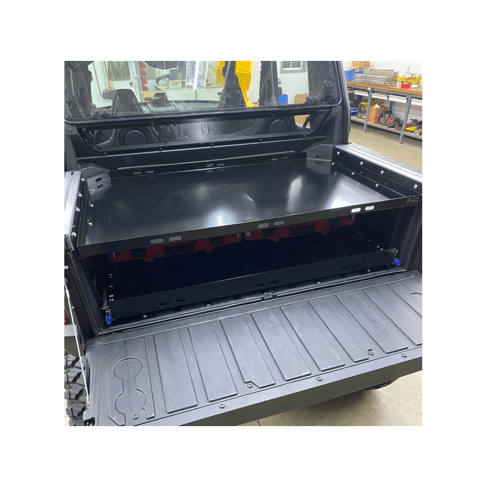 Photo of Polaris Xpedition Bed Tray by AJK Offroad - Premium Storage for UTVs / Side by Sides