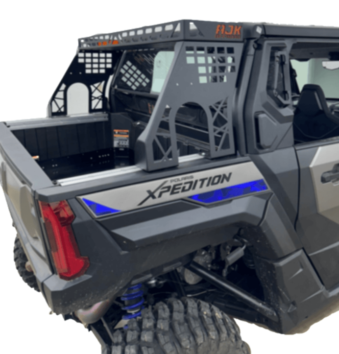 Photo of Polaris Xpedition Headache Rack 1/2 Rack by AJK Offroad - Premium for UTVs / Side by Sides