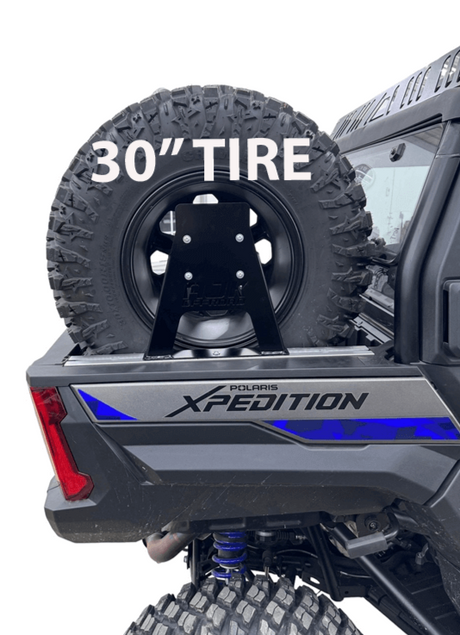 Photo of Polaris Xpedition Spare Tire Carrier by AJK Offroad - Premium for UTVs / Side by Sides