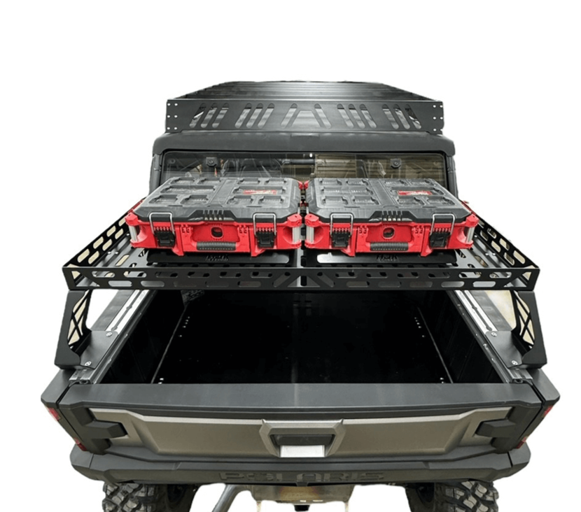 Photo of Polaris Xpedition Short Headache Rack 3/4 Rack by AJK Offroad - Premium for UTVs / Side by Sides
