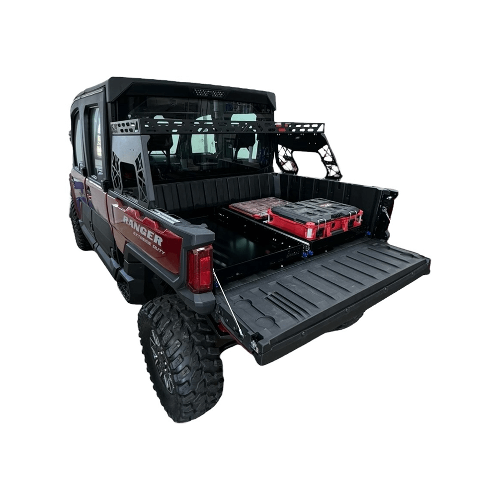 Photo of Polaris Ranger 1500XD Bed Drawer by AJK Offroad - Premium for UTVs / Side by Sides