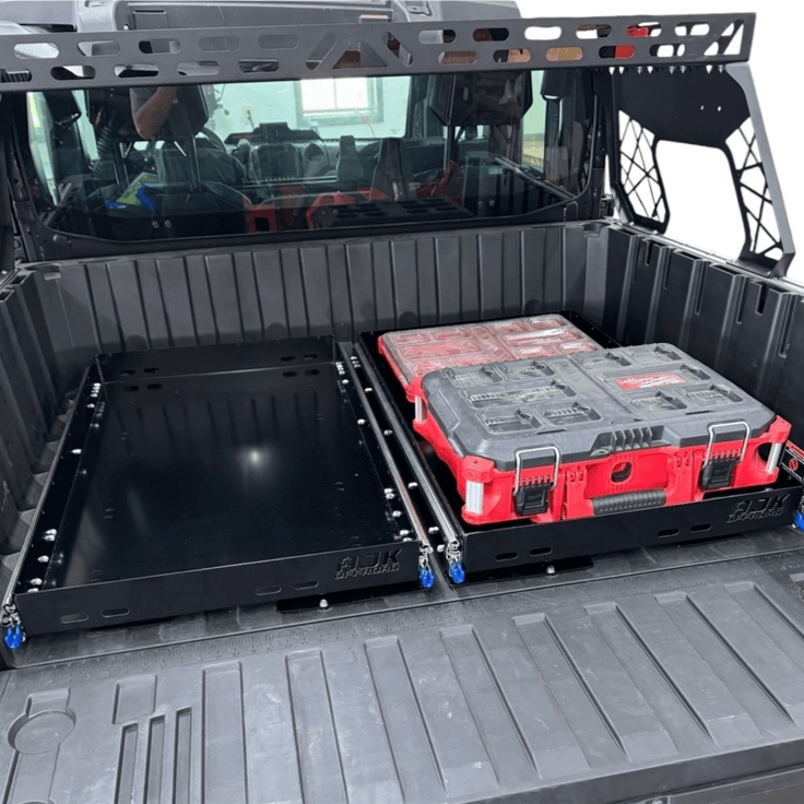 Photo of Polaris Ranger 1500XD Bed Drawer by AJK Offroad - Premium for UTVs / Side by Sides