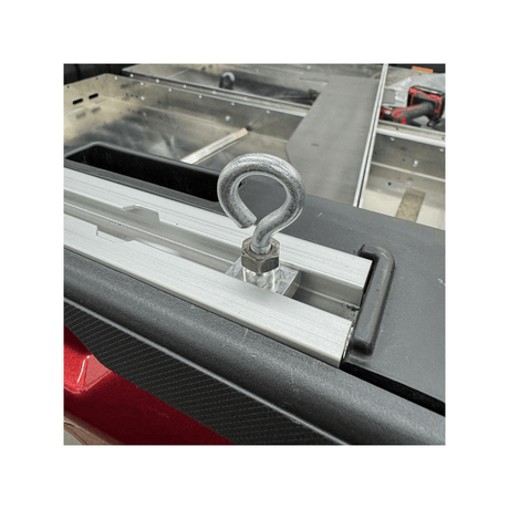 Photo of Polaris Ranger 1500 XD Bed Rail Tie Down Hook by AJK Offroad - Premium for UTVs / Side by Sides