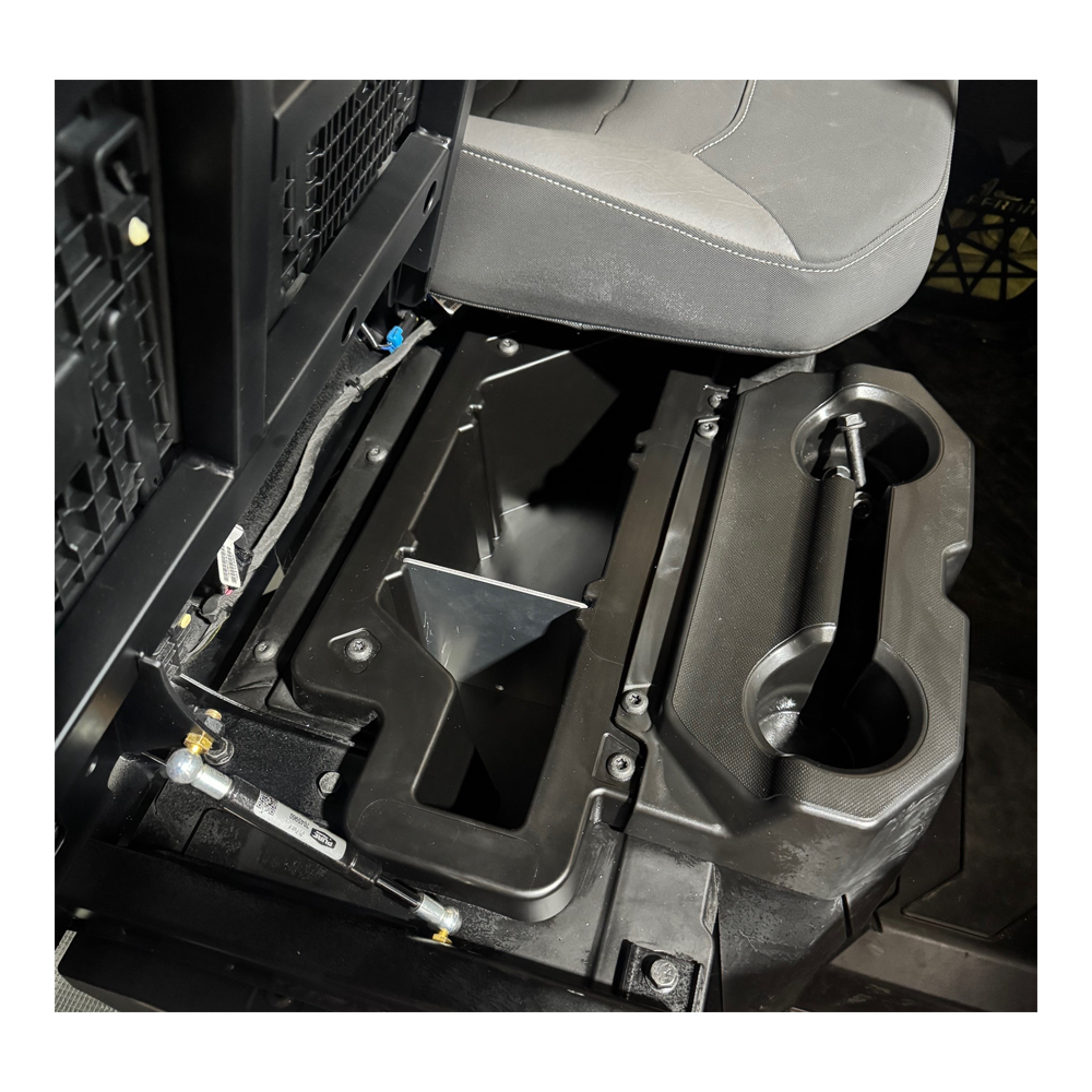 Photo of Polaris Ranger 1500XD Under Seat Storage Divider by AJK Offroad - Premium for UTVs / Side by Sides
