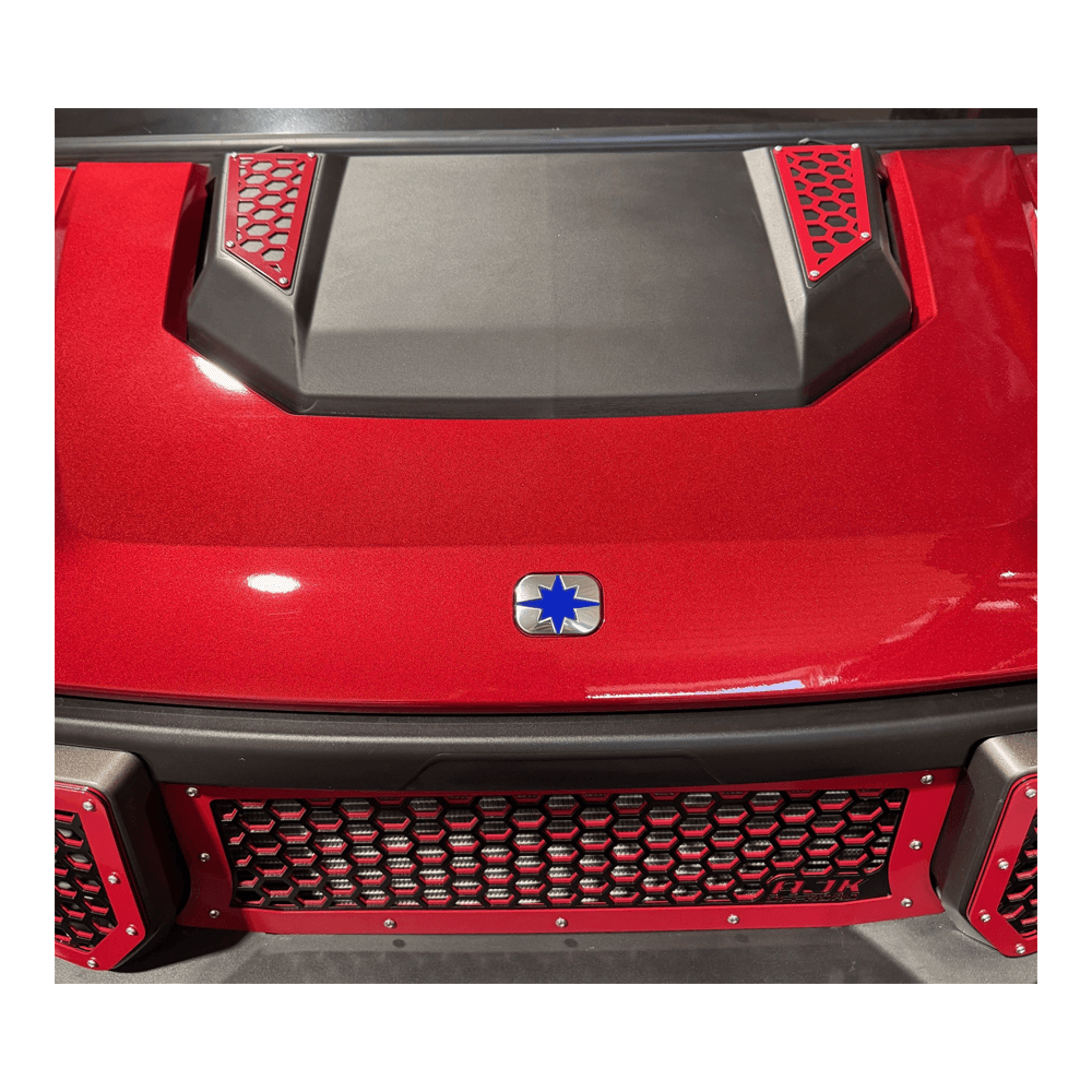 Photo of Polaris Ranger 1500XD Hood Accents by AJK Offroad - Premium for UTVs / Side by Sides