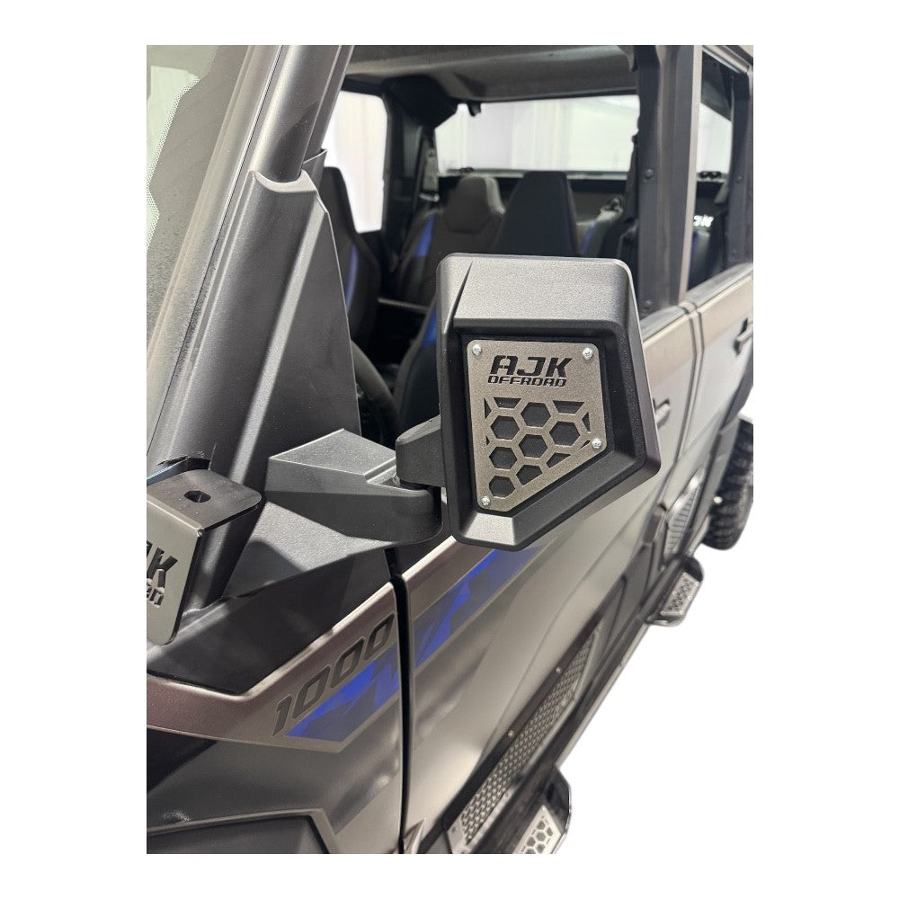 Photo of Polaris Mirror Accents by AJK Offroad - Premium for UTVs / Side by Sides