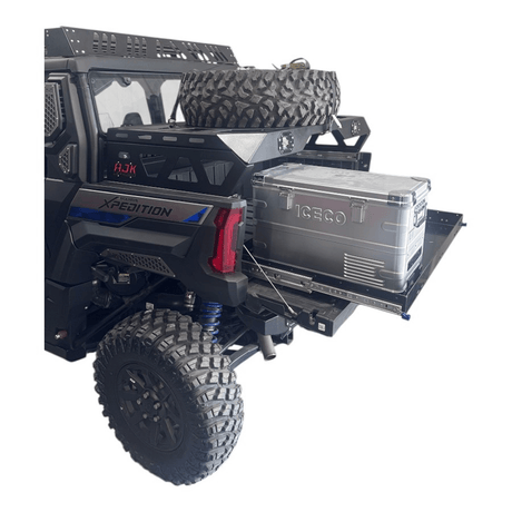 Photo of Polaris Xpedition Spare Tire Carrier / Bed Rack by AJK Offroad - Premium for UTVs / Side by Sides