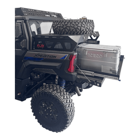 Photo of Polaris Xpedition Spare Tire Carrier / Bed Rack by AJK Offroad - Premium for UTVs / Side by Sides