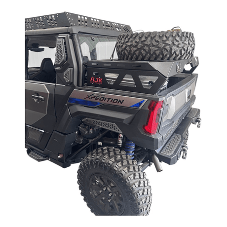 Photo of Polaris Xpedition Spare Tire Carrier / Bed Rack by AJK Offroad - Premium for UTVs / Side by Sides