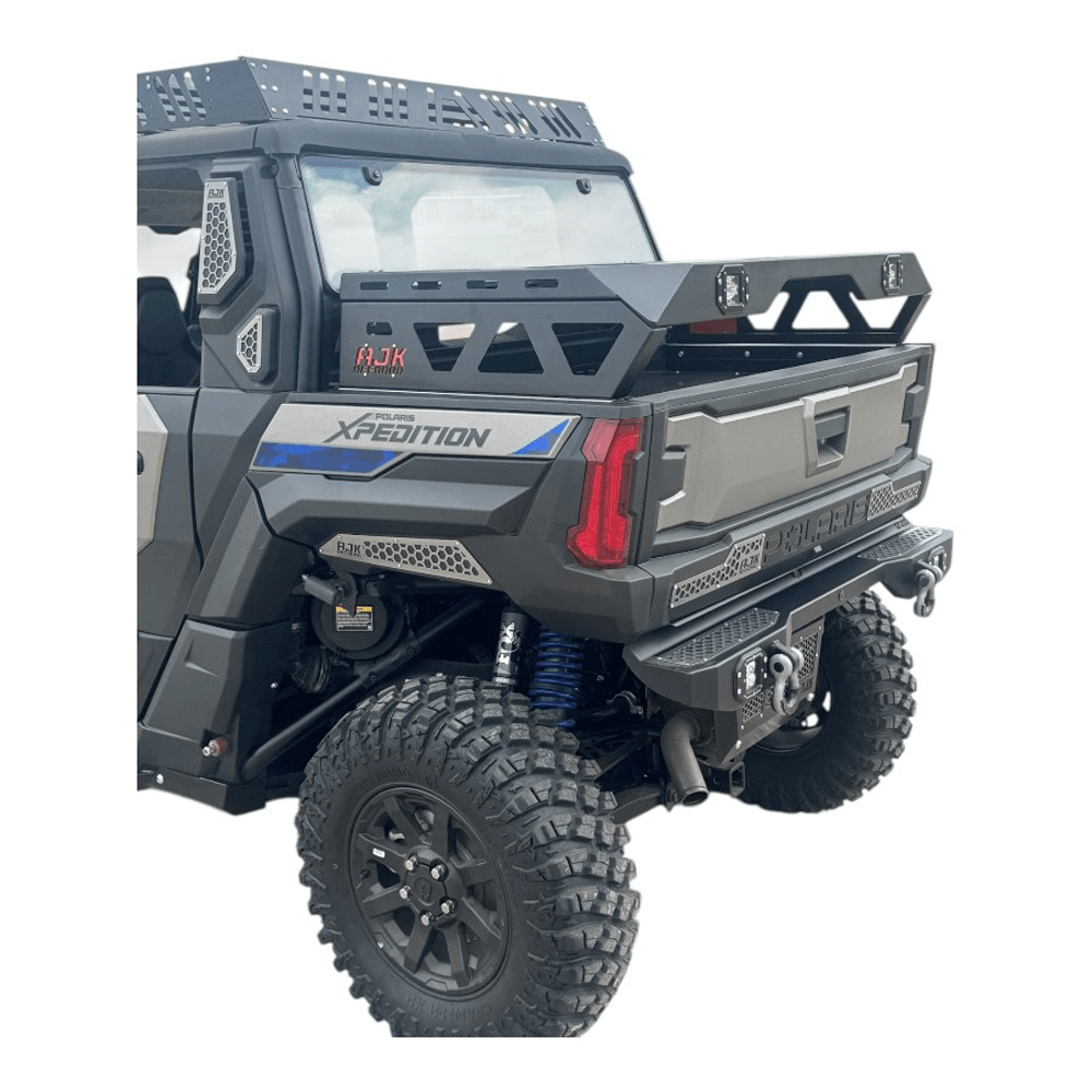 Photo of Polaris Xpedition Spare Tire Carrier / Bed Rack by AJK Offroad - Premium for UTVs / Side by Sides