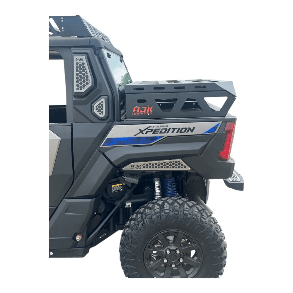 Photo of Polaris Xpedition Spare Tire Carrier / Bed Rack by AJK Offroad - Premium for UTVs / Side by Sides